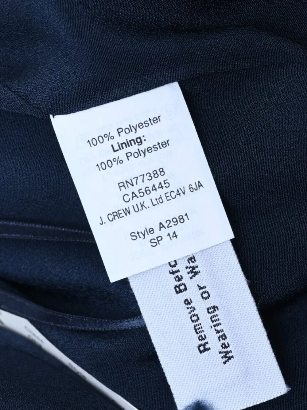 J. Crew Navy Midi Pencil Skirt